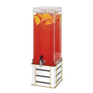 Cal-Mil 22090-3-15 Emprie 8.5" x 10" Clear Acrylic 3 Gallon Beverage Dispenser