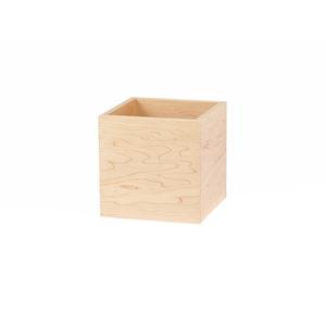 Cal-Mil 22313-6-71 Blonde 6in x 6in x 6"H Maple Wood Box - 4 Each 