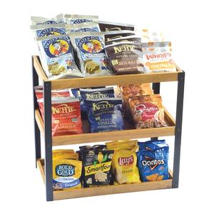 Cal-Mil 22330-3-99 Madera 12in x 20in Rustic Pine 3-Tier Display Stand 