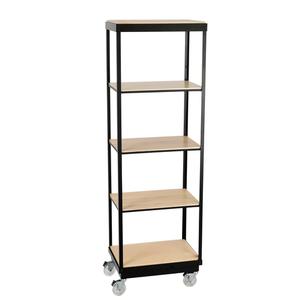 Cal-Mil 22343-5-71 24in x 16in Metal Frame 5-Tier Merchandising Cart 