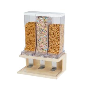 Cal-Mil 22355-3-71 Blonde 17.5" x 12" Stainless Steel Cereal Dispenser