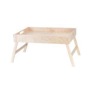 Cal-Mil 22381-1-71 Blonde 22.5inx 17"Maple Wood Room Service Tray with (2) Handles 