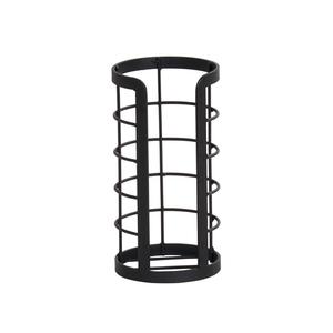 Cal-Mil 22605-13 Madison 4.5in Dia. x 8.5"H Black Cup & Lid Organizer 