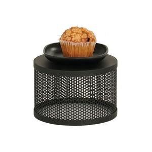 Cal-Mil 22916-5-13 Camden 7.5in Dia. x 5"H Black Metal Display Riser 