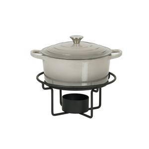 Cal-Mil 22917-13 Sydney 12" Dia. x 7"H Matte Black Wire Chafing Dish Stand