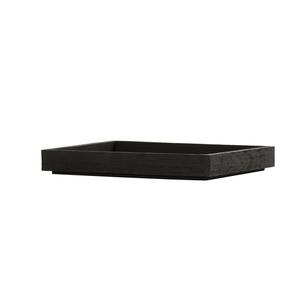 Cal-Mil 23106-10121-13 Brooklyn 10" x 12" x 1.5"H Wood Rectangular Serving Tray