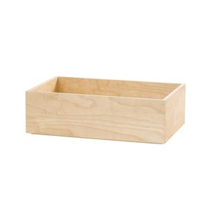 Cal-Mil 23106-12206-93 Logan 12" x 20" x 6"H Natural Wood Serving Tray