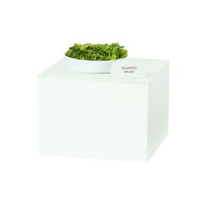 Cal-Mil 23123-11-15 Juno 14in x 14in x 11"H White Metal Display Riser 