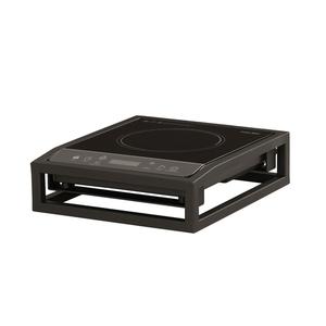 Cal-Mil 23126-13 Milo 13in x 16in x 4"H Black Metal Countertop Induction Unit 
