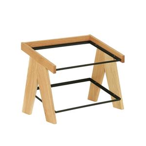 Cal-Mil 23138-2-21 Sydney 14" x 23.25" x 17.5"H Oak 2-Tier Display Riser