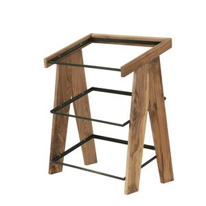 Cal-Mil 23138-3-78 Sydney 13" x 23.25" x 27.75"H Walnut 3-Tier Display Riser