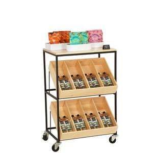 Cal-Mil 23166-71 Blonde 28" x 20" 40"H 3-Tier Modular Cart