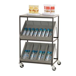 Cal-Mil 23166-83 Ashwood 28" x 20" x 40" 3-Tier Modular Cart