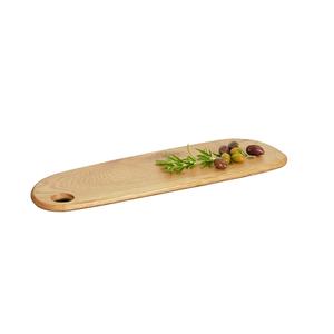 Cal-Mil 23175-186-21 Sydney 18" x 6" Oak Serving Board - 3 Each