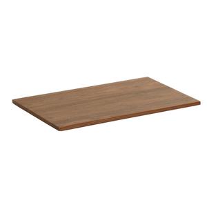 Cal-Mil 23180-1220-78 Sydney 12in x 20in x 0.75"H Walnut Display Tray - 3 Each 