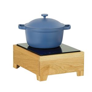 Cal-Mil 23181-21 Sydney 12.75in x 15.9in Oak Induction Unit - 120v 