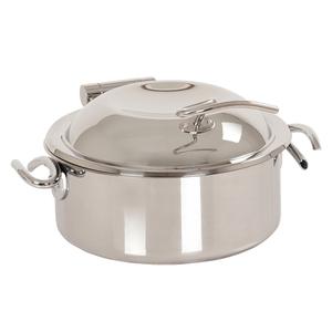 Cal-Mil 23406-49 13in Dia. x 8"H Silver 5l Induction Pot 