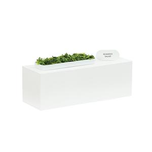 Cal-Mil 23413-7-15 Juno 20.5in x 7in x 7"H White Metal Display Riser 