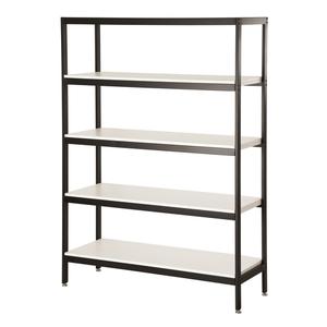 Cal-Mil 23414-48-15 48in x 16in x 72"H 4-Tier White Merchandiser Rack 