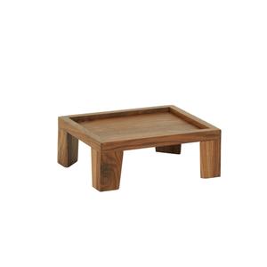 Cal-Mil 23601-6-78 Sydney 10in x 12in x 6"H Walnut Display Riser 