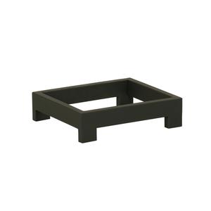 Cal-Mil 23604-3-13 Sydney 10in x 12in x 3"H Black Metal Display Riser 