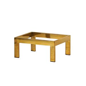 Cal-Mil 23604-6-130 Brooklyn 10in x 12in x 6"H Antique Brass Metal Display Riser 
