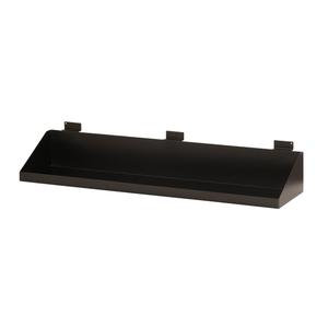 Cal-Mil 23711-42M-13 42in x 9in x 1.75"H Black Metal Merchandising Display Shelf 