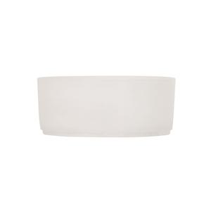 Cal-Mil 23738-10-126 10in Dia. x 3.25"H White Marble Resin Bowl 