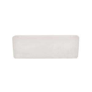 Cal-Mil 23739-10-126 10" x 10" x 3.25"H White Marble Resin Square Bowl