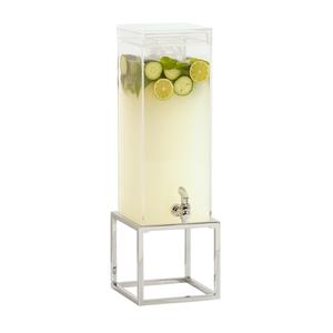 Cal-Mil 23750-3-49 Milo 8.25"x 9.75" x 25.75" Clear 3-Gallon Beverage Dispenser
