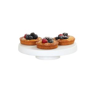 Cal-Mil 23755-102-15 10.25in Dia. x 2.25"H White Melamine Display Pedestal 