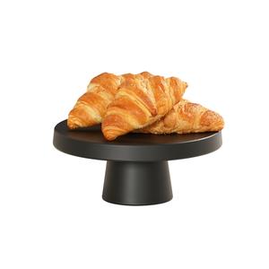 Cal-Mil 23755-104-13 10.25in Dia. x 4.25"H Black Melamine Display Pedestal 