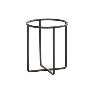 Cal-Mil 23791-10-13 8in Dia. x 10"H Black Wire Display Riser 