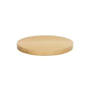 Cal-Mil 23792-8-21 8.5in Dia. x 0.75"H Oak Wood Display Insert 