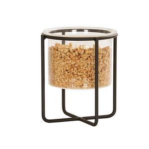 Cal-Mil 23810-8-12 8.25" Dia. x 5"H Clear Plastic Cereal Jar