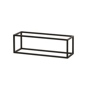 Cal-Mil 23814-6-13 Milo 20in x 6in x 6"H Black Metal Open Frame Display Riser 