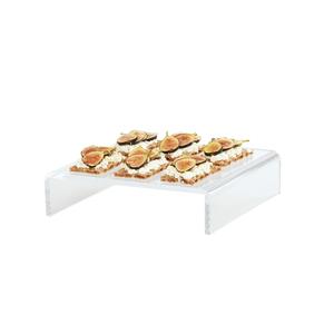 Cal-Mil 23817-3-12 Milo 12in x 12in x 3"H Acrylic U-Style Display Riser 