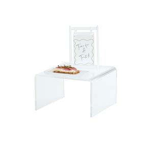 Cal-Mil 23817-7-12 Milo 12in x 12in x 7"H Acrylic U-Style Display Riser 