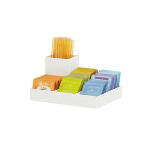 Cal-Mil 23818-15 Classic 8.75" x 6" x 4.25" White Plastic Packet Holder