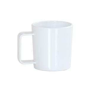 Cal-Mil 23821-15 12oz White Melamine Stackable Coffee Mug 