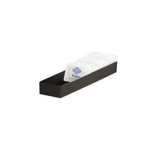 Cal-Mil 23826-13 Onyx 9in x 2.25in x 1"H Black Metal Condiment Organizer 