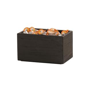 Cal-Mil 23842-6-13 Brooklyn 6.5in x 10in x 6"H Black Smallware Box 