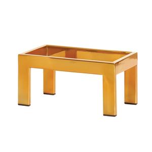 Cal-Mil 23848-6-130 Brooklyn 6in x 10in x 6"H Antique Brass Display Riser 