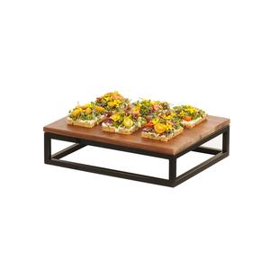 Cal-Mil 23853-3-13 Milo 10in x 12in x 3"H Black Metal Display Riser 