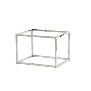 Cal-Mil 23853-9-49 Milo 10in x 12in x 9"H Chrome-Plated Metal Display Riser 