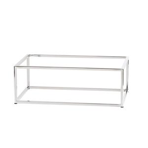 Cal-Mil 23854-6-49 Milo 12in x 20in x 6"H Chrome-Plated Metal Display Riser 