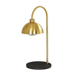 Cal-Mil 23866-130 15" x 12" x 28.5"H Antique Brass Stainless Steel Heat Lamp