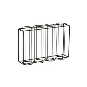 Cal-Mil 24062-4-13 26.25in x 6.25in x 18.5in Wire 4-Section Cup & Lid Organizer 