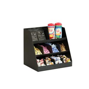 Cal-Mil 24068-13 16" x 12" x 15"H Black Plastic Silverware Holder