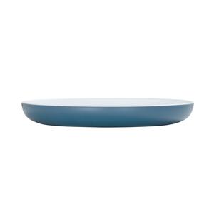 Cal-Mil 24106-14-11115 Sophie 14in Dia. x 1.75"H Matte Stone Blue Melamine Bowl 
